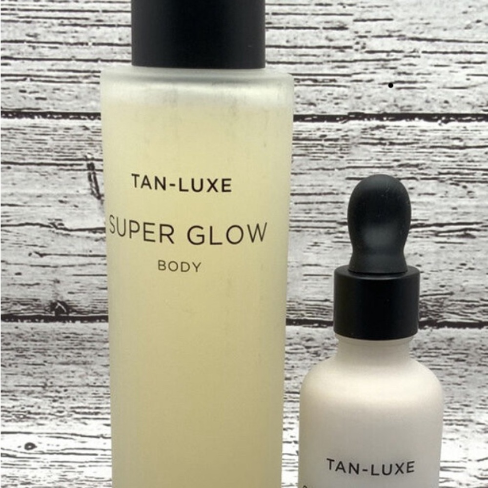 TAN-LUXE SUPER GLOW BODY SELF-TAN LOTION 5.07OZ+1.69OZ SELF-TAN SERUM SP…